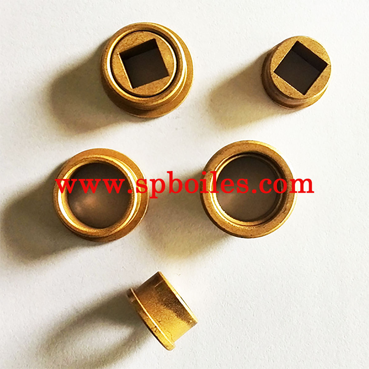 Square Bore Brass Flange Bush for Damper